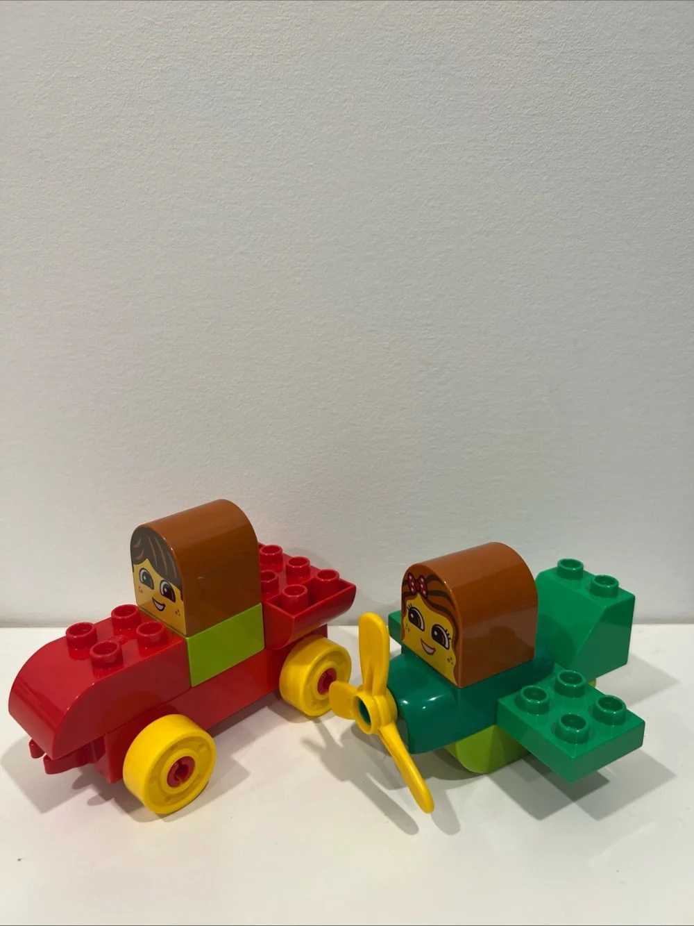 LEGO DUPLO 6760 Let's Go! Vroom! Race Care Airplane - Toddler Toy